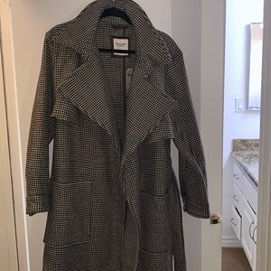 Abercrombie & Fitch Wool Blend Trench Coat